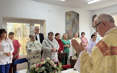 W rawskim szpitalu Eucarystii przewodniczył ks. Bogumił Karp.