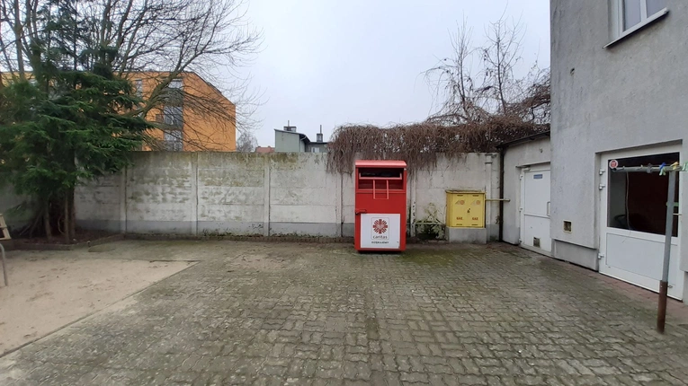 Mural w Centrum Kryzysowym Caritas w Koszalinie