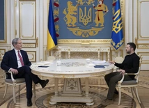 Scott Bessent i Wołodymy Zełenski