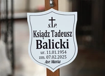 Pogrzeb ks. Tadeusza Balickiego