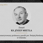 Do domu Ojca odszedł ks. Józef Mietła