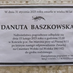 Pogrzeb Danuty Baszkowskiej