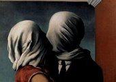  René Magritte, Les Amants I , 1928. Muzeum Sztuki Nowoczesnej, Nowy Jork.