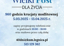 "Wielki Post dla Życia" - ruszają zapisy 40-dniowej krucjaty modlitewnej