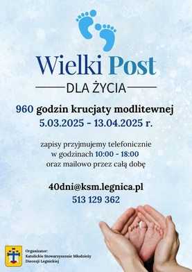 "Wielki Post dla Życia" - ruszają zapisy 40-dniowej krucjaty modlitewnej
