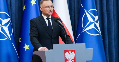 Duda: Spodziewam się przerwania walk i zakończenia wojny na Ukrainie. "USA bardzo mocno weszły do gry"