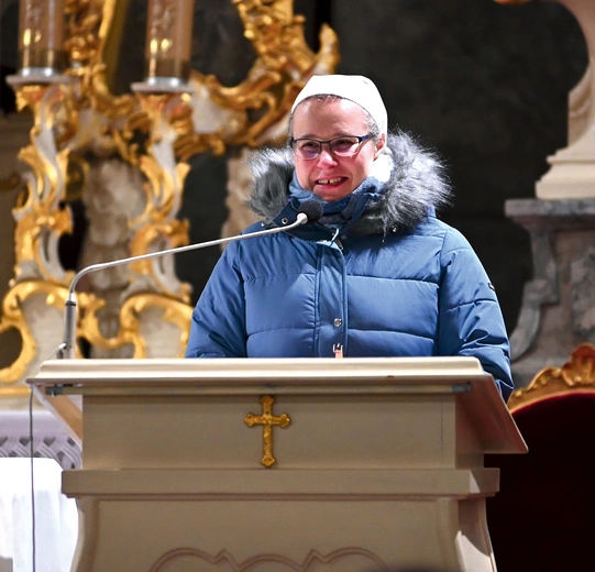 	S. Agnieszka była gościem Wieczoru Uwielbienia, który odbył się 8 lutego.