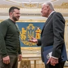Podczas potkania Wołodymyra Zełenskiego i gen. Keitha Kellogga