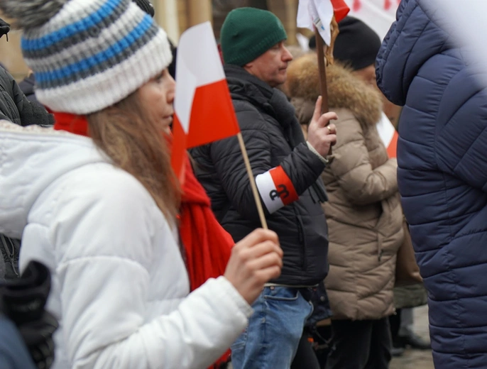 Manifestacja "Tak dla edukacji, nie dla deprawacji"