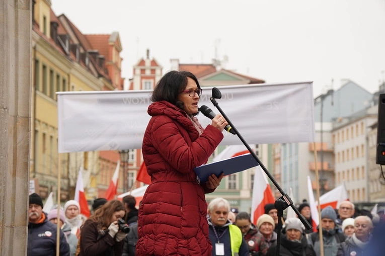Manifestacja "Tak dla edukacji, nie dla deprawacji"