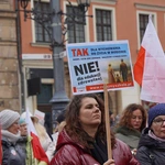 Manifestacja "Tak dla edukacji, nie dla deprawacji"