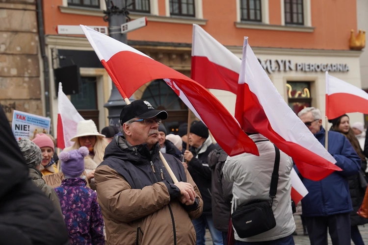 Manifestacja "Tak dla edukacji, nie dla deprawacji"