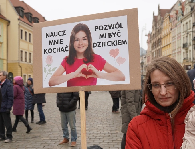 Manifestacja "Tak dla edukacji, nie dla deprawacji"