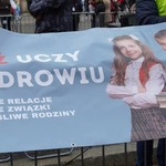 Manifestacja "Tak dla edukacji, nie dla deprawacji"