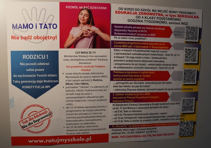 "Tak dla edukacji, nie dla deprawacji". Manifestacja we Wrocławiu