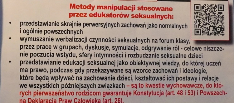 "Tak dla edukacji, nie dla deprawacji". Manifestacja we Wrocławiu