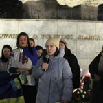Wiec solidarności z walczącą Ukrainą w 3. rocznicę rosyjskiej inwazji