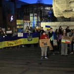Wiec solidarności z walczącą Ukrainą w 3. rocznicę rosyjskiej inwazji