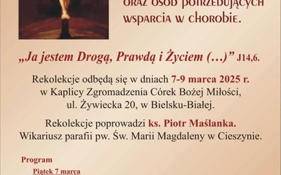 Zaproszenie na rekolekcje