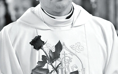 Ks. Makuch w dniu święceń.