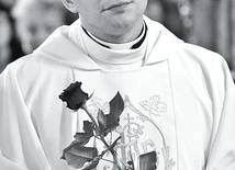 Ks. Makuch w dniu święceń.