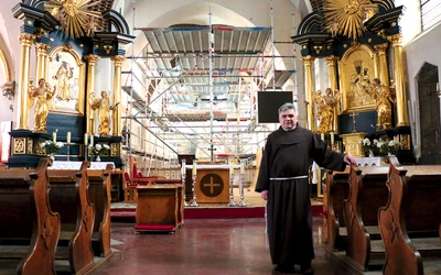 	– Celem prac jest przede wszystkim odświeżenie wnętrza kościoła – mówi o. Juniper Czesław Ostrowski OFM, gwardian klasztoru w Radomiu. 