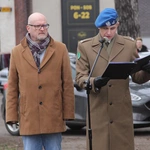 Uroczystości pod pomnikiem rotm. Pileckiego w Koszalinie