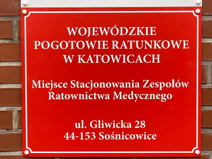 Sośnicowice. Powstało miejsce stacjonowania Wojewódzkiego Pogotowia Ratunkowego