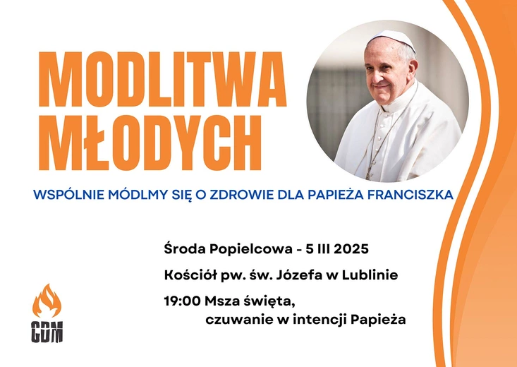 Modlitwa młodych za papieża