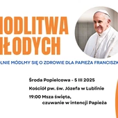 Modlitwa młodych za papieża