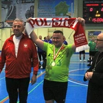 Ceremonia wręczenia medali i nagród XIX Mistrzostw Polski Księży w Piłce Nożnej Halowej