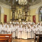 Mystków. Błogosławieństwo nowych lektorów dekanatu Nowy Sącz-Wschód