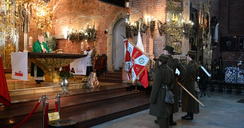 Obowiązek pamięci - hołd dla żołnierzy wyklętych w gdańskiej bazylice