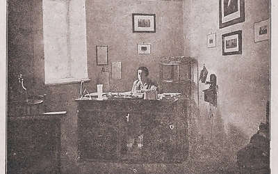 	Legendarna „komendantka” – Filipina S. Paleolog – w swoim gabinecie.