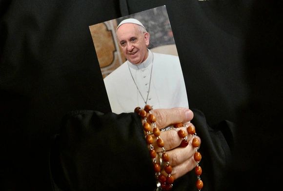Rożaniec za papieża Franciszka