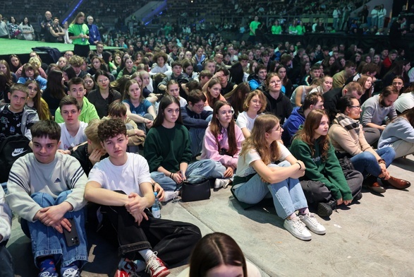 Młodzi podczas spotkania Arena Młodych