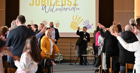 Radosne spotkanie z wolontariuszami