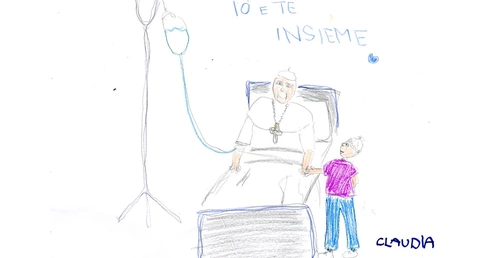 Pacjenci szpitala dziecięcego Bambino Gesù pozdrawiają papieża. „Drogi Franciszku, wracaj do zdrowia razem z nami”