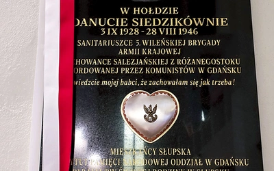 	Tablica pamiątkowa.