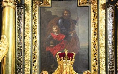 	W klasztorze sióstr bernardynek jest obraz świętego z Jezusem w wieku chłopięcym.