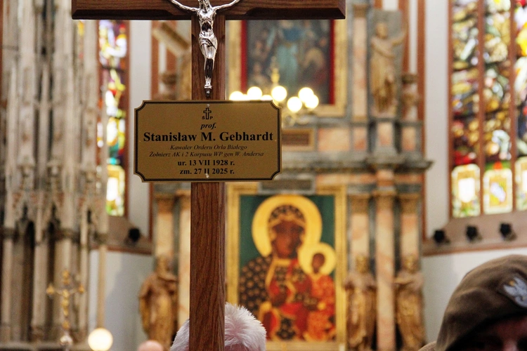 Msza św. pogrzebowa w intencji śp. prof. Stanisława Gebhardta