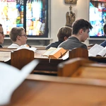 Młodzi mężczyźni w Gdańskim Seminarium Duchownym
