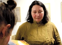 	Oxana Chorna podczas spotkania w Opolu.