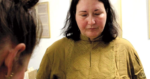 	Oxana Chorna podczas spotkania w Opolu.