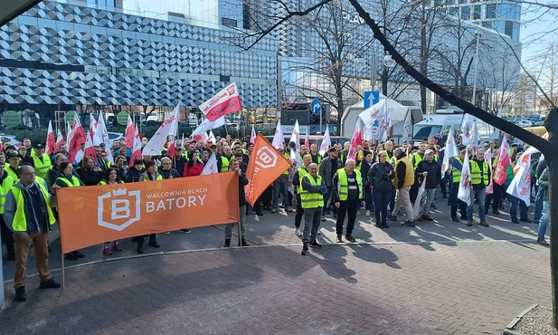 Region. Pikieta pod siedzibą spółki Węglokoks