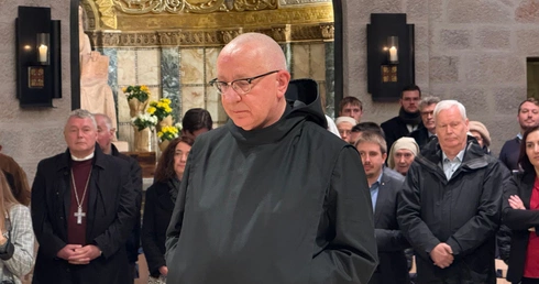 O. Efrem Stoś OSB złożył śluby wieczyste u bendyktynów w Ziemi Świętej
