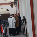 Poświęcenie odbudowanego domu