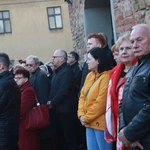 Poświęcenie odbudowanego domu