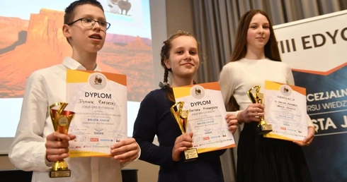 Finał diecezjalnego konkursu wiedzy biblijnej Biblista Junior