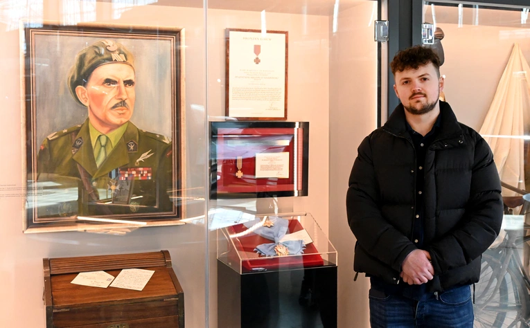 Praprawnuk gen. Sosabowskiego w Muzeum Lotnictwa